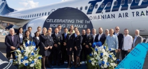 Primul Boeing 737 MAX 8 al TAROM a ajuns la București. Un avion nou după ani de așteptare