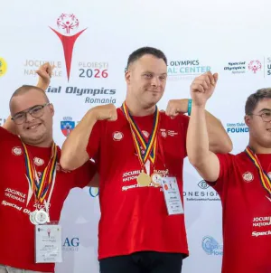 Două medalii de aur pentru băimăreanul Andrei Cupșa la Jocurile Naționale Special Olympics