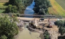 Podul de la Cătălina intră într-o etapă importantă. Începe montarea celor 72 de grinzi