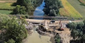 Podul de la Cătălina intră într-o etapă importantă. Începe montarea celor 72 de grinzi
