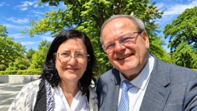 Coralia și Walter Übelhart au prezentat proiectul Băiuțului la întâlnirea europeană BECOM din Salonic