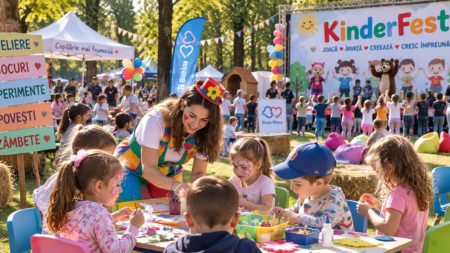KinderFest începe astăzi în Parcul Central din Baia Mare. Trei zile în care copiii preiau locul de joacă al orașului