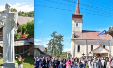Statuia Ieromonahului Gavriil Miholca, dezvelită la Groșii Țibleșului la 38 de ani de la trecerea sa la cele veșnice