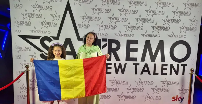 Evelyn Chindriș, micuța artistă din Baia Mare, s-a clasat între primii 15 concurenți la Sanremo New Talent, în Italia