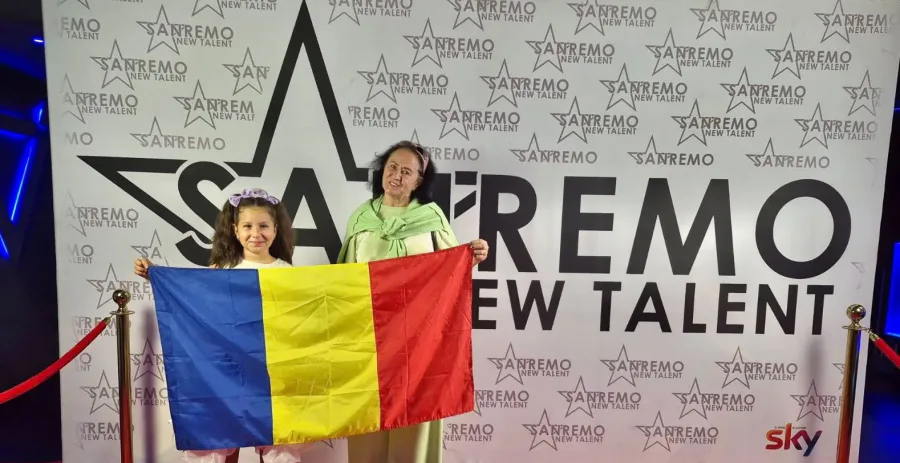 Evelyn Chindriș, micuța artistă din Baia Mare, s-a clasat între primii 15 concurenți la Sanremo New Talent, în Italia