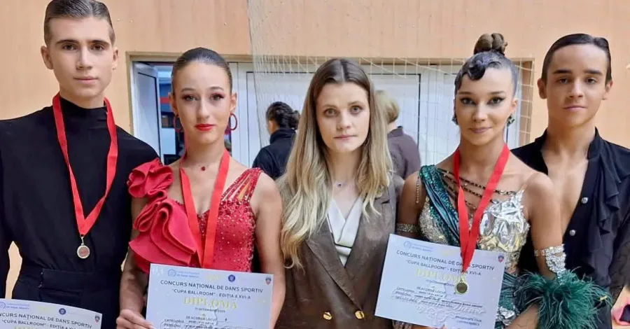 Sportivii Medio Monte Baia Sprie, trei clasări pe podium la Cupa Ballroom Arad