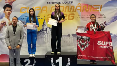 Iulia Mesaroș de la Dorado Ivasuc Sports Academy, medaliată cu aur la Cupa României la Taekwon-do ITF