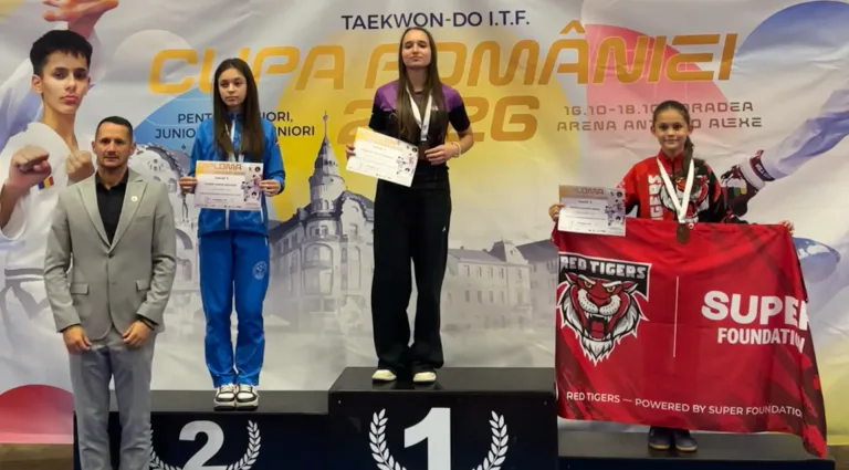 Iulia Mesaroș de la Dorado Ivasuc Sports Academy, medaliată cu aur la Cupa României la Taekwon-do ITF
