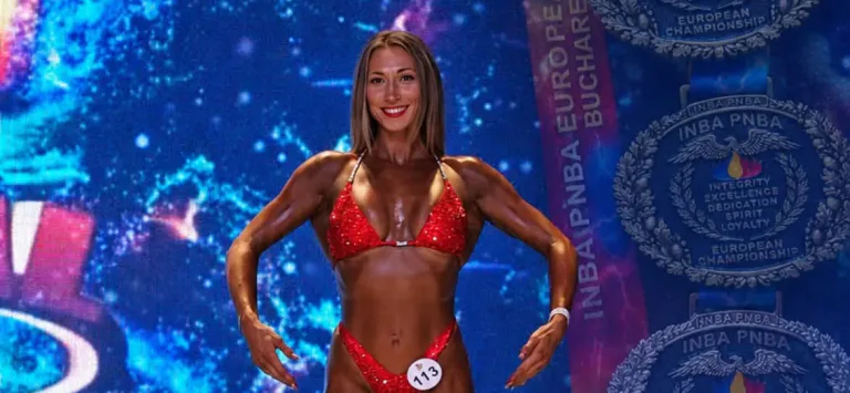 Băimăreanca Laura Pop, vicecampioană europeană la natural bodybuilding
