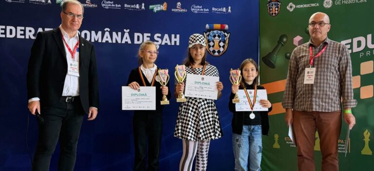 Sportivii Academiei de Șah Maramureș, pe podium la Campionatul Național de Șah Rapid și Blitz pentru Juniori