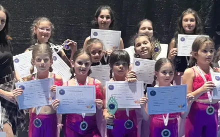 Micile dansatoare de la DanceLight Studio Baia Mare, premiate la Movement Fest România