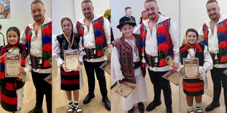 Rezultate frumoase pentru elevii pregătiți de prof. Marius Iusco la Festivalul Național-Concurs „De la Ronișoara în jos”