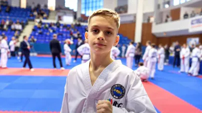 Băimăreanul David Macarie Giurgea a executat 78 de lovituri în 20 de secunde și a câștigat bronzul la Cupa României