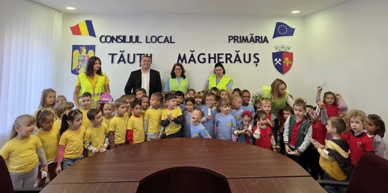 O lecție altfel pentru preșcolarii din Tăuții-Măgherăuș