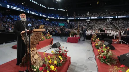 Episcopul Iustin al Maramureșului și Sătmarului, alături de peste 7.000 de copii și tineri la „Cântările Cerului” din Cluj-Napoca
