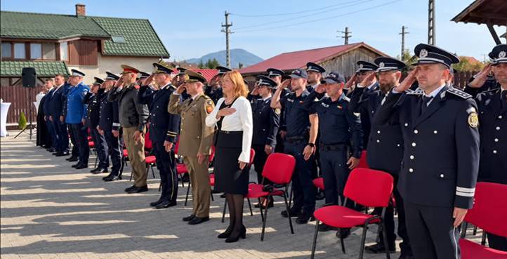 Noul sediu al poliției din Tăuții-Măgherăuș a fost inaugurat după un amplu proiect de modernizare