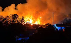 Incendiu puternic pe Craica, în Baia Mare