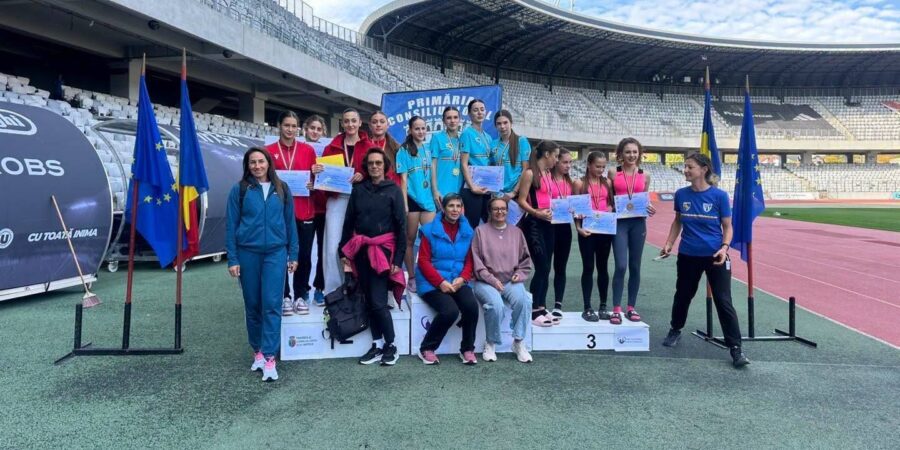 Rezultate excelente pentru sportivii LPS Baia Mare la Concursul Național de Atletism de la Cluj-Napoca