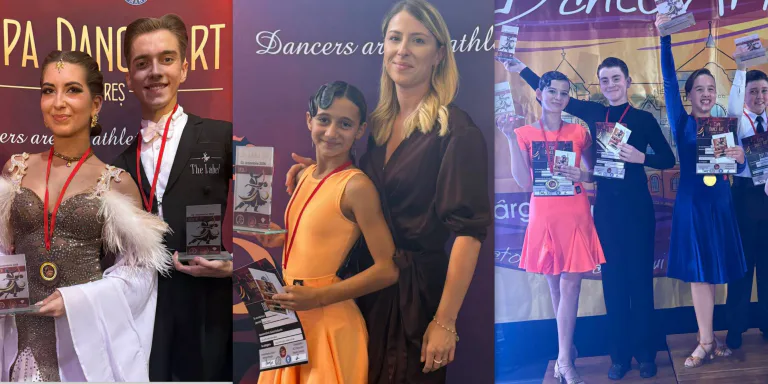 Galactic Dance Baia Mare, pe toate treptele podiumului la Cupa Dance Art de la Târgu Mureș
