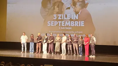 Filmul „3 zile în septembrie” va fi proiectat la Cinema Mara din Sighetu Marmației în prezența echipei
